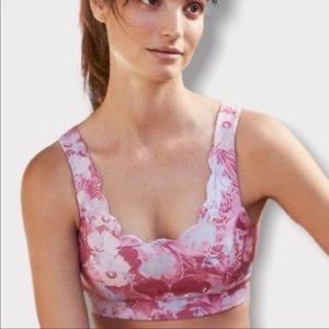 NWT ANTHROPOLOGIE Daily Practice Floral Sports Bra